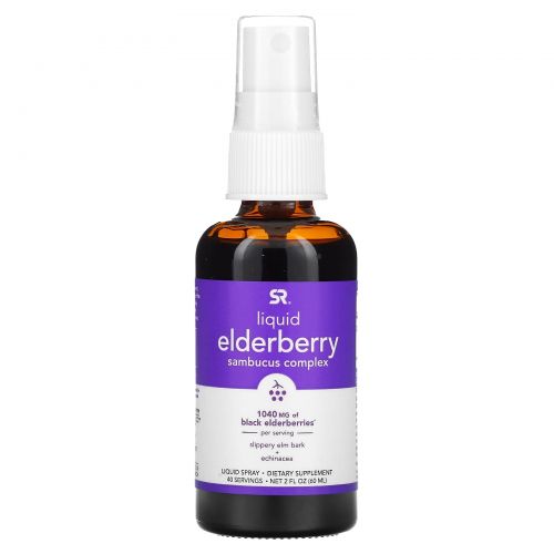 Sports Research, Liquid Elderberry Sambucus Complex Spray, 1,040 mg, 2 fl oz (60 ml)