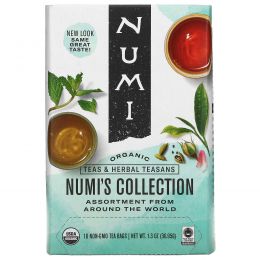 Numi Tea, Органический травяной чай, 18 пакетиков, 1.40 унций (39.6 г)