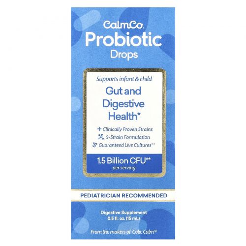 Colic Calm, пробиотик, капли, 15 мл (0,5 жидк. унции)