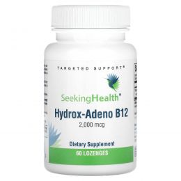 Seeking Health, Hydrox-Adeno B12, 2000 мкг, 60 пастилок