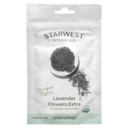 Starwest Botanicals, Органические цветки лаванды, 13,9 г (0,49 унции)