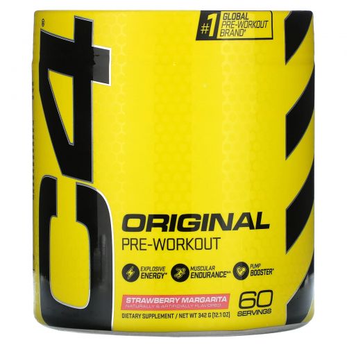 Cellucor, C4 Original Explosive, предтренировочный комплекс, со вкусом «Клубничная маргарита», 390 г (13,8 унций)