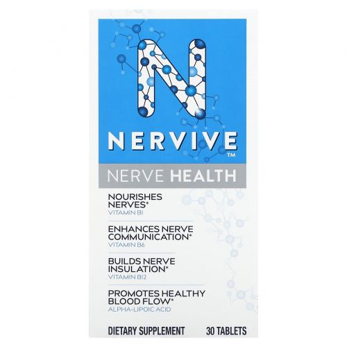 Nervive, Здоровье нервов, 30 таблеток