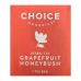 Choice Organic Teas, Grapefruit Honeybush Herbal Tea, Caffeine Free, 16 Tea Bags, 1.02 oz (29 g)