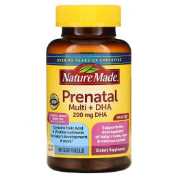 Nature Made, Prenatal Multi + DHA, 90 Softgels