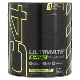 Cellucor, C4 Ultimate Shred, Pre-Workout, Lemon Italian Ice, 12.3 oz (350 g)