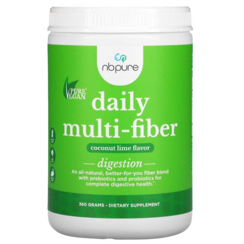 NB Pure, Daily Multi-Fiber, Coconut Lime, (360 g)