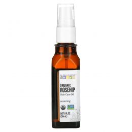 Aura Cacia, Organic Skin Care Oil, Restoring, Rosehip, 1 fl oz (30 ml)