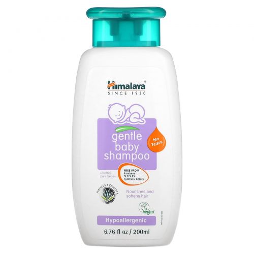 Himalaya Herbal Healthcare, Нежный Детский Шампунь, Гибискус и Нут, 6,76 жидких унций (200 мл)