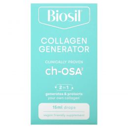 Natural Factors, BioSil, ch-OSA улучшенный генератор коллагена, 0,5 жидких унций (15 мл)