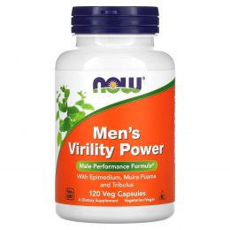 Now Foods, Men's Virility Power, 120 капсул