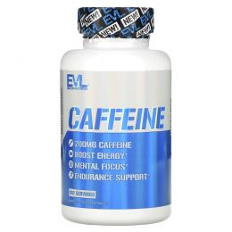 EVLution Nutrition, Caffeine, 200 mg, 100 Tablets