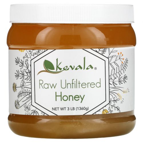 Kevala, Raw Unfiltered Honey, 3 lb (1,360 g)