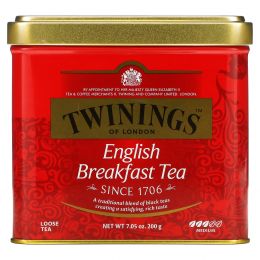 Twinings, Классический листовой чай, English Breakfast, 7,05 унций (200 г)