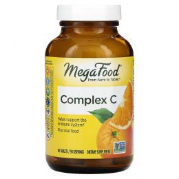 MegaFood, Complex C, 90 таблеток