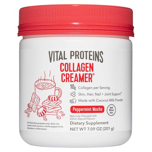 Vital Proteins, Collagen Creamer, мятный мокко, 201 г (7,09 унции)