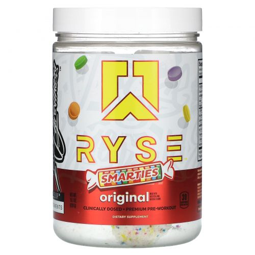 Ryse Supps, Premium Pre-Workout, Smarties, Original, 429 г (15,1 унции)