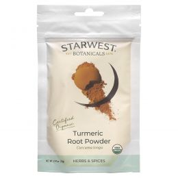 Starwest Botanicals, Органический порошок из корня куркумы, 70 г (2,47 унции)