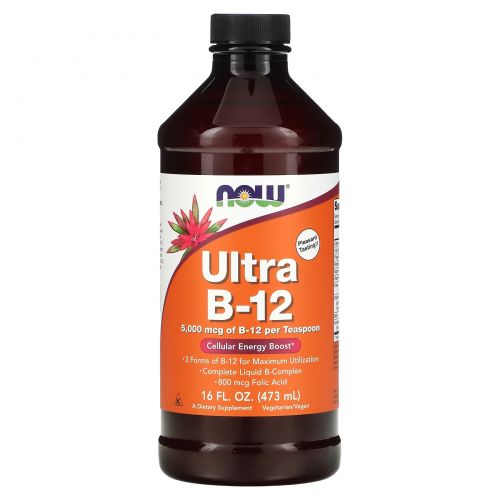 Now Foods, Ultra B-12, 16 жидких унций (473 мл)