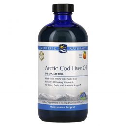 Nordic Naturals, Arctic Cod Liver Oil, Orange Flavor, 16 fl oz (473 ml)