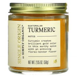 Simply Organic, Single Origin, Guatemalan Turmeric, 2.05 oz (58 g)