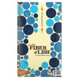 NuGo Nutrition, Fiber d'Lish, черничный коблер, 16 батончиков по 45 г (1,6 унции)