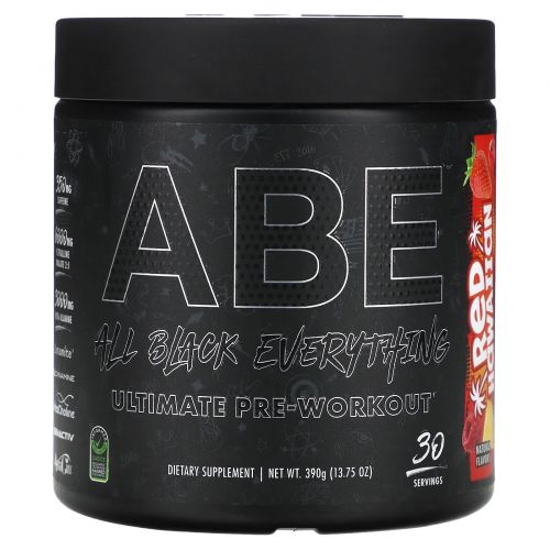 ABE, Ultimate Pre-Workout, предтренировочный комплекс, гавайский красный, 390 г (13,75 унции)