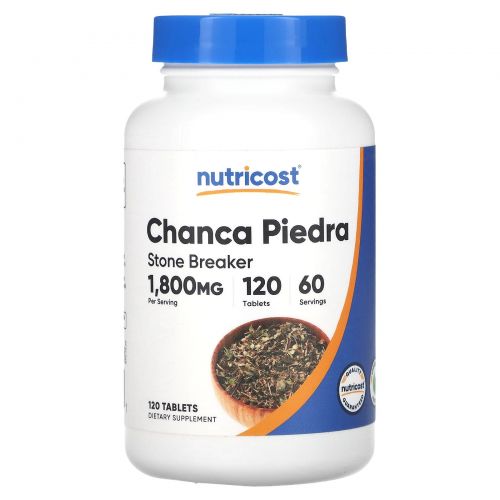 Nutricost, Chanca Piedra, 1800 мг, 120 таблеток (900 мг в 1 таблетке)
