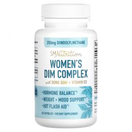 SMNutrition, Комплекс DIM для женщин, 250 мг, 60 капсул