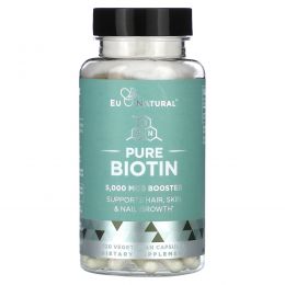 Eu Natural, Biotin, 5,000 mcg, 120 Vegetarian Capsules