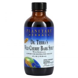 Planetary Herbals, Сироп из коры дикой вишни по старинному индийскому рецепту, 4 жидких унций (118.28 мл)