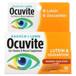 Bausch & Lomb Ocuvite, Лютеин и зеаксантин, 36 капсул