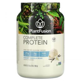 PlantFusion, Протеин чисто растительного происхождения, ванильные зерна, 908 г