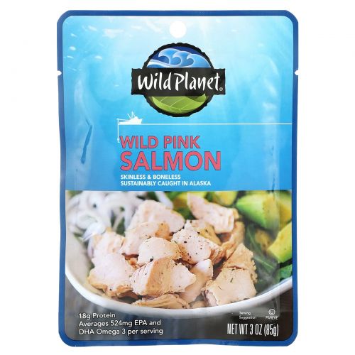 Wild Planet, Wild Pink Salmon, 3 oz (85 g)