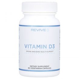Revive, витамин D3, 60 вегетарианских капсул