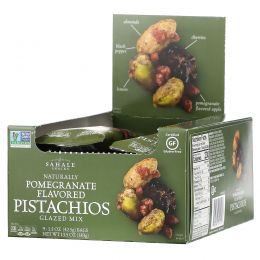 Sahale Snacks, Glazed Mix, Pomegranate Pistachios, 9 Packs, 1.5 oz (42.5 g) Each