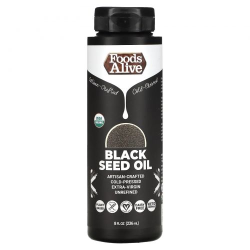 Foods Alive, Artisan Cold-Pressed, Black Seed Oil, 8 fl oz (236 ml)