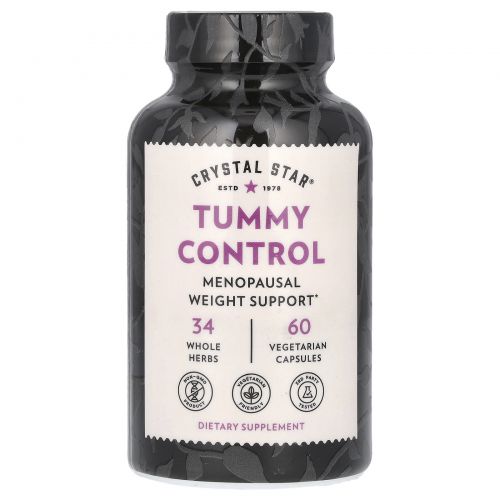 Crystal Star, Tummy Control, 60 вегетарианских капсул