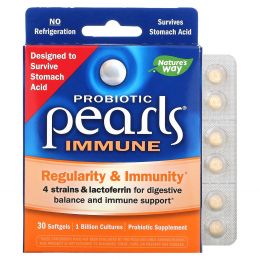 Nature's Way, Pearls Immune, формула для укрепления иммунитета 30 капсул