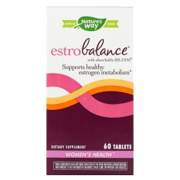 Nature's Way, EstroBalance с рассасывающимся DIM, 60 таблеток