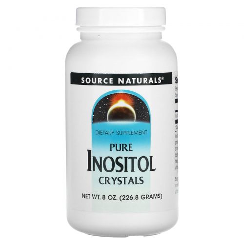 Source Naturals, Чистые кристаллы инозитола, 226,8 г (8 унций)