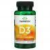 Swanson, Vitamin D3, Bone and Immune, Highest Potency, 5,000 IU, 250 Softgels