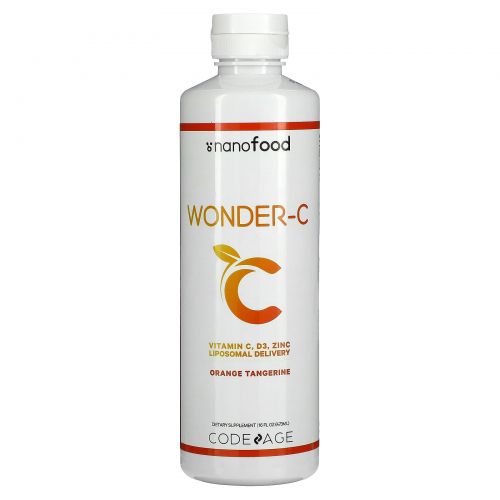 CodeAge, Wonder-C, Liposomal Delivery, Orange Tangerine, 16 fl oz (473 ml)