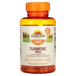 Sundown Naturals, Куркума, 450 мг, 90 капсул