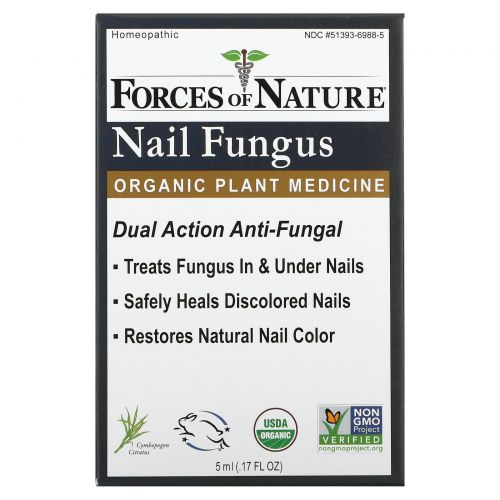 Forces of Nature, Средство от грибка ногтей Nail Fungus Control, 5 мл