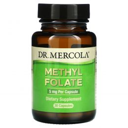 Dr. Mercola, Folate, 5 mg, 30 Capsules