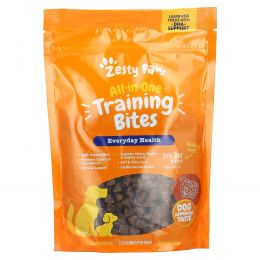 Zesty Paws, All-In-One Training Bites, комплекс для тренировок, для собак всех возрастов, арахисовое масло, 340 г (12 унций)