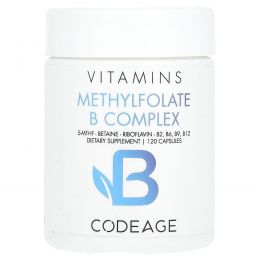 Codeage, Витамины, комплекс метилфолата группы B, 120 капсул