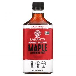 Lakanto, Monkfruit Sweetened Maple Flavored Syrup, 13 fl oz (384 ml)