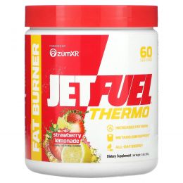 GAT, JetFuel Thermo, сжигатель жира, клубничный лимонад, 384 г (13,5 унции)